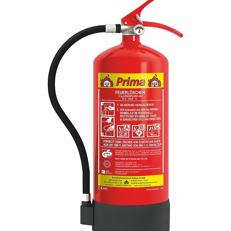 Prima Pulverfeuerlöscher 6kg