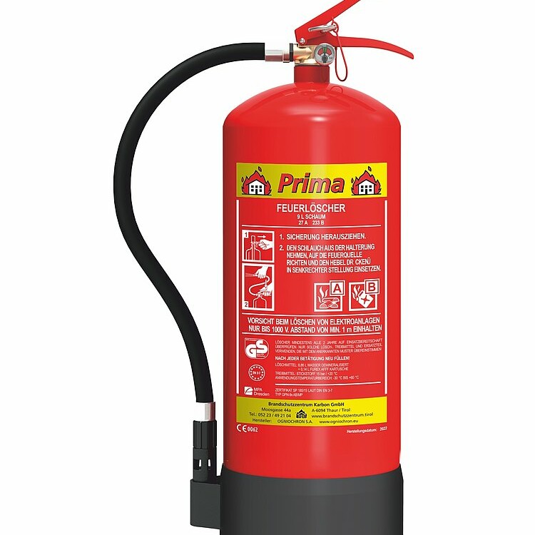 Prima Schaumfeuerlöscher 9L
