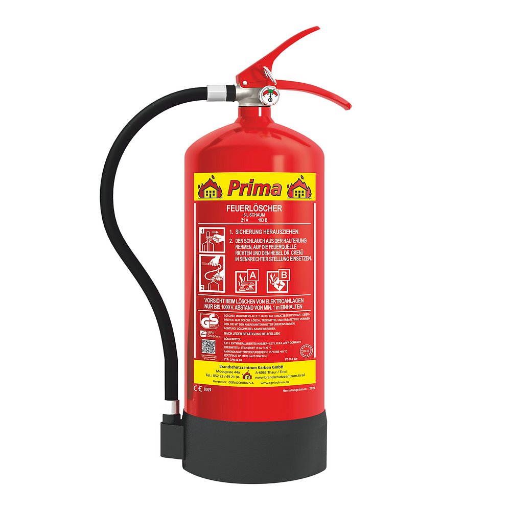 Prima Lithiumfeuerlöscher 6L
