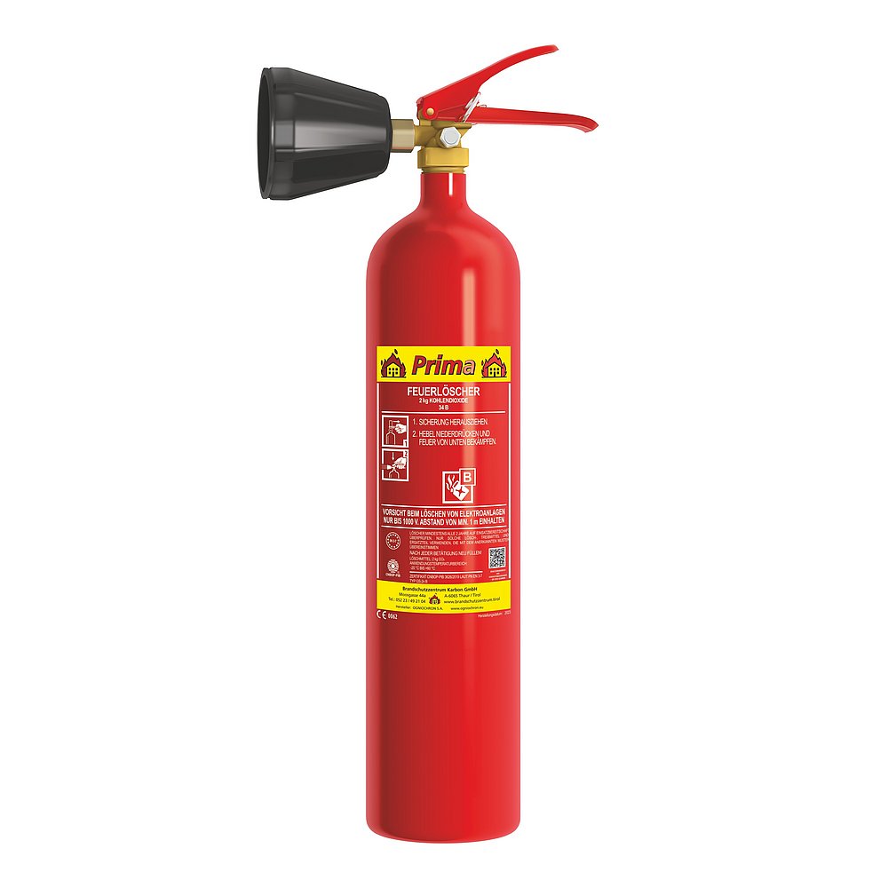 Prima Kohlendioxidfeuerlöscher 2kg