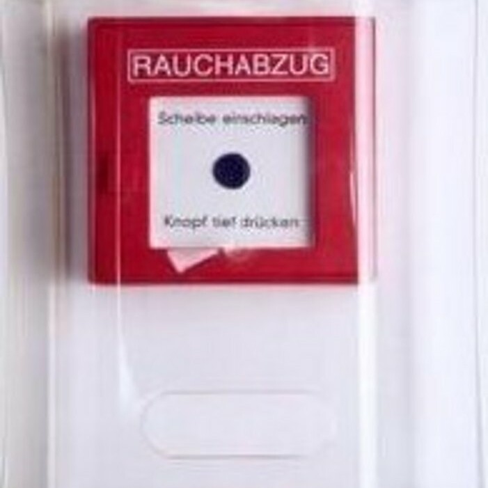 PVC-Schutzhaube für Auslösetaster